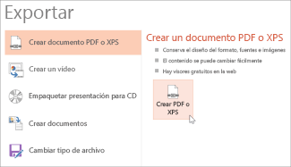 como guardar un powerpoint en pdf
